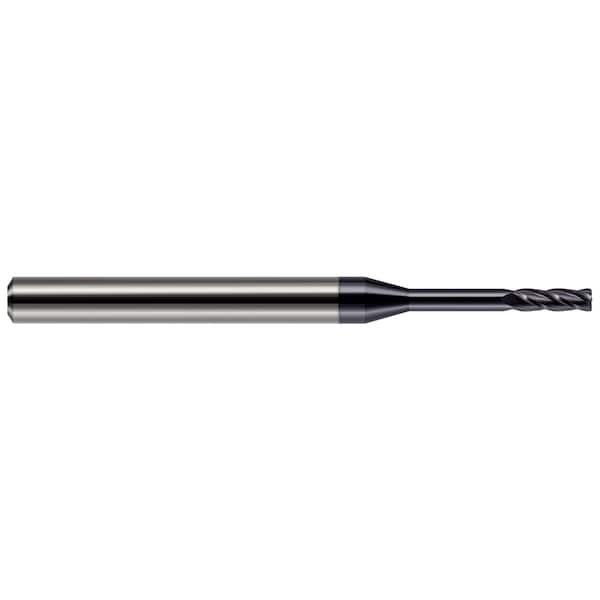 Miniature End Mill - 4 Flute - Corner Radius